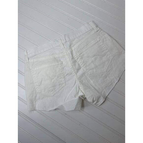 NWOT L’AGENCE Shorts - Tan & White Mid Rise Denim Raw Hem Cut Off - Bundle Sz 25 - Picture 8 of 12